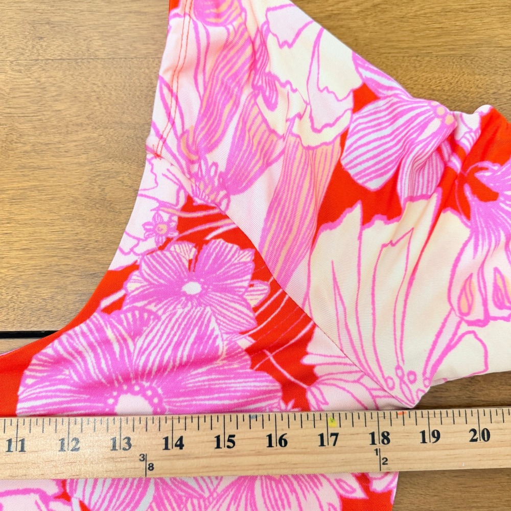 Free People First Date Jersey Maxi Dress XL Pockets Cherry Combo Bloomcore Pink - Picture 12 of 14